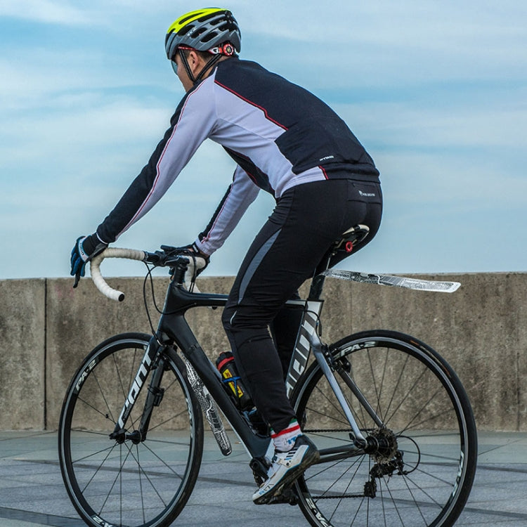 ENLEE E-641316 6pcs /Set Bicycle Extended Front And Rear Mudguards Road Bike Quick Detachable Fenders, Style: Five-Star Model by ENLEE