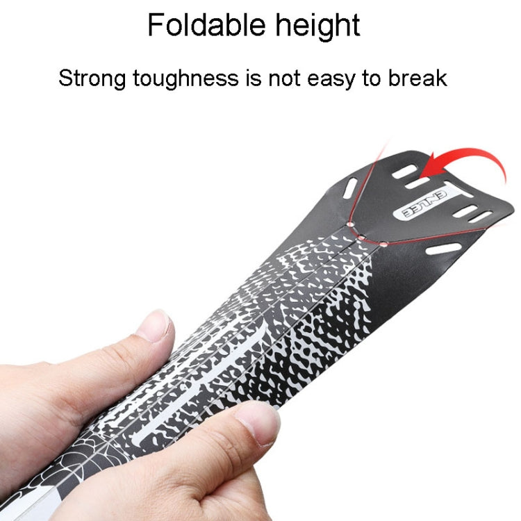 ENLEE E-641316 6pcs /Set Bicycle Extended Front And Rear Mudguards Road Bike Quick Detachable Fenders, Style: Five-Star Model by ENLEE