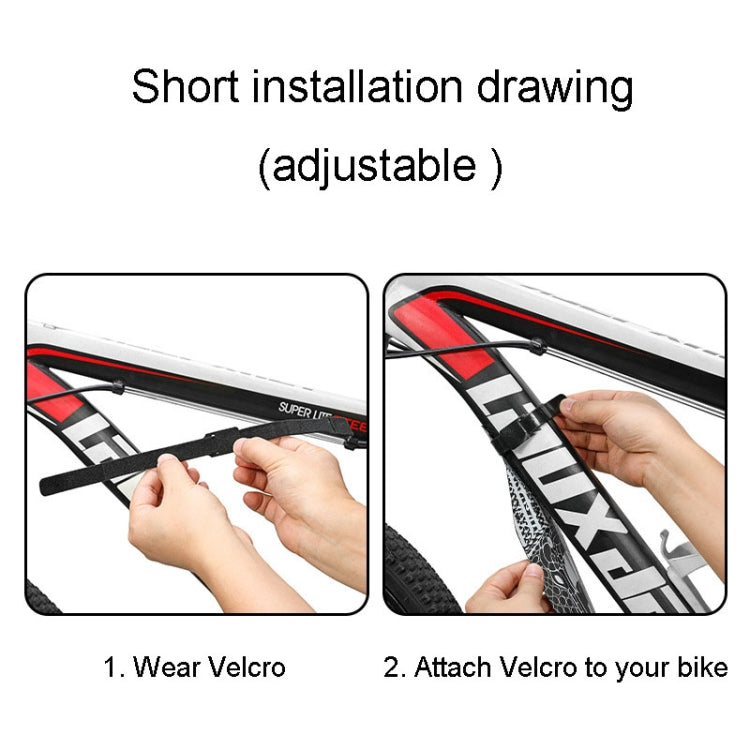 ENLEE E-641316 6pcs /Set Bicycle Extended Front And Rear Mudguards Road Bike Quick Detachable Fenders, Style: Five-Star Model by ENLEE