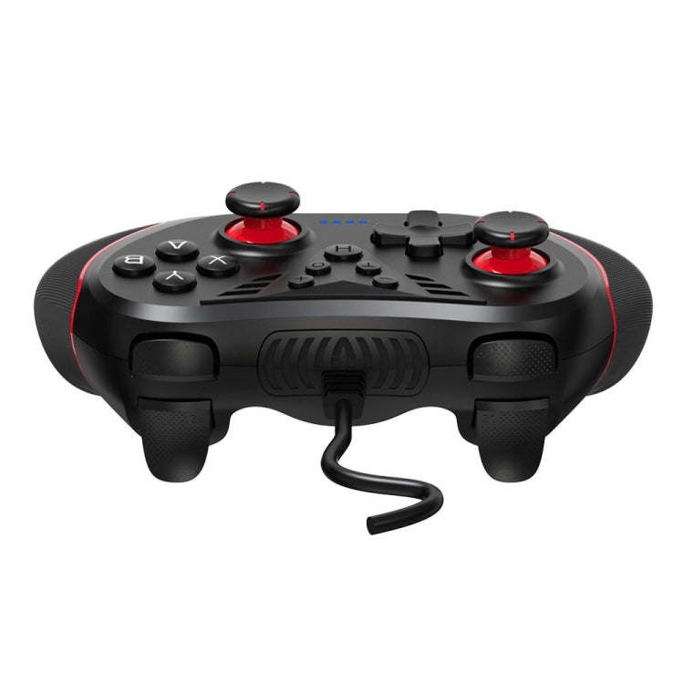 For Switch / PC USB Wired Gamepad With Vibration And Burst Function(Black) by bashfashion