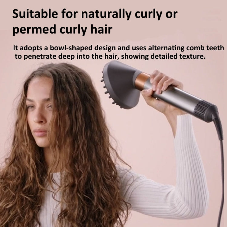 For Dyson Airwrap HS01 HS05 Diffuser Attachment Nozzle Replacement Parts(Gold) by bashfashion