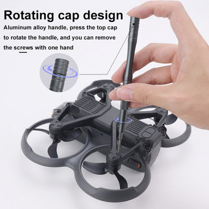 For DJI CQT UAV 30-In-1 Drone Universal Extended Screwdriver Set Disassembly Tool Set(Frosted Gray) by CQT