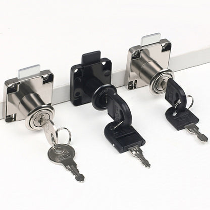 Drawer Lock Furniture Closet Door Office Filing Cabinet Lock, Model: 136-22(Silver Folding Key) by bashfashion