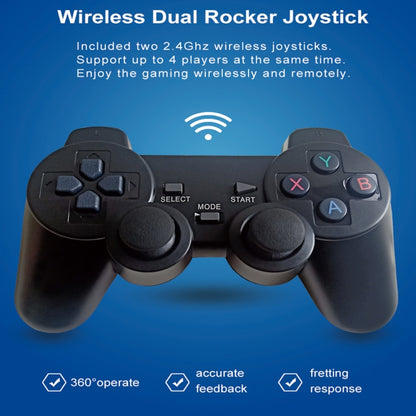 W8PRO 64G Dual System HD Wireless Joystick Retro Gaming Console With 36000+ Games US Plug by bashfashion