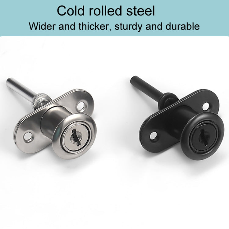 Home Office Desk Drawer Triple Connect File Cabinet Lock, Style: Front Black by bashfashion