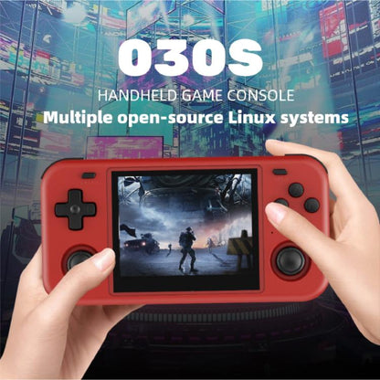 O30S 3.5-inch IPS Screen Open Source Handheld Game Console Linux System, Memory: 64G(White) by bashfashion