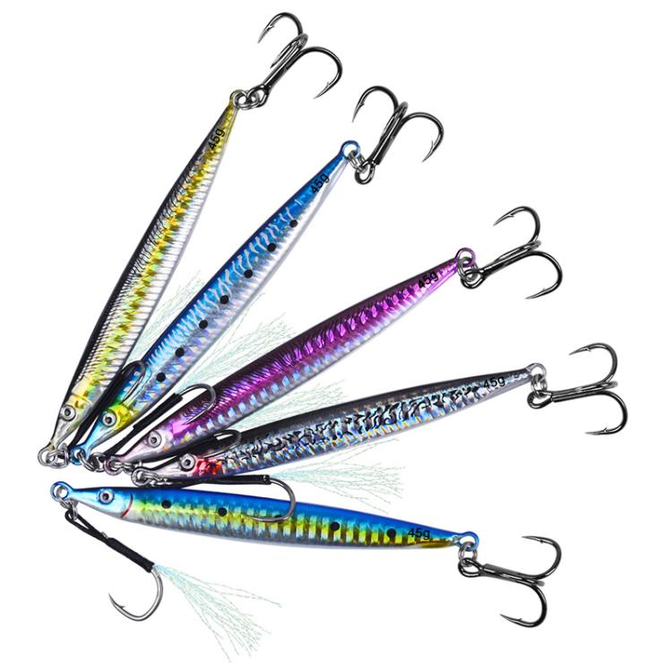 28G PROBEROS LF151 Long-Distance Casting Sinking Lure 3D Fast-Draw Sea Fishing Mackerel Hook(C) by PROBEROS