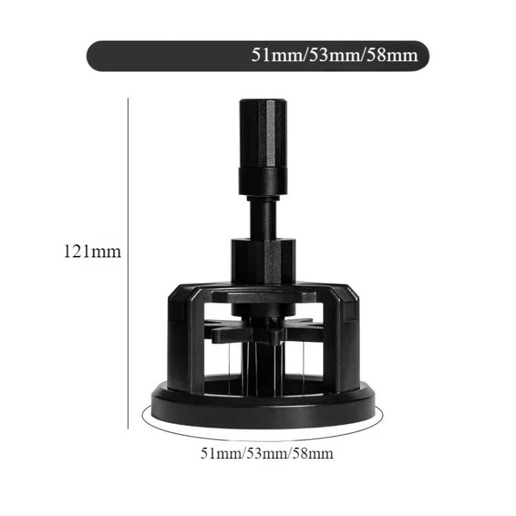 51mm Rotating Magnetic WDT Tool for Espresso Adjustable Height Coffee Needle Distributor Coffee Grounds Fluffing Tool by bashfashion