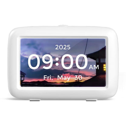 4.3-Inch Desktop Digital Clock With Time And Date For Dementia(White) by bashfashion